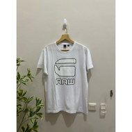 G Star Raw T-shirt Preloved white on white logoBIG