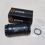 BB Bottom Bracket Praxis Works PF30 46mm to GXP 24/ 22mm - 68mm Roadbike BB Pressfit Sram GXP