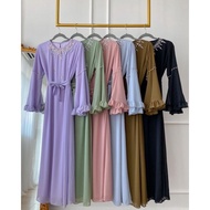 ASKA.ID - EMILY SEQUIN RUFFLE DRESS GAMIS