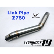 Project79 Kawasaki Z750 Exhaust Slip On Piping Muffler Stainless Steel Project 79 QPM04SV/BK/CB/CCB