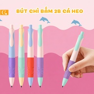Dolphin pencil with 2B nib 2.0mm anti-break, helps children hold in the correct position without tir