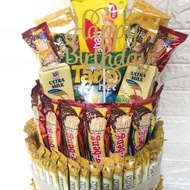 cake snack tower