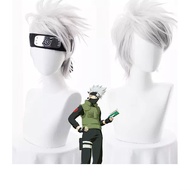 Narutorambut palsu lelaki Cosplay Costume Main Dada Qika Kakashi wigs ,anti -leading anime silver gr