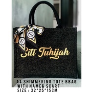 Custom Print Nama - Bag with Name- Doorgift-Beg Nama -Hadiah Birthday-Personalise Bag