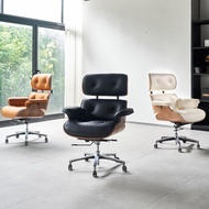 Office Chair Genuine Leather Chair Rotatable  Businessswivel Chair Comfort Boss's Chair