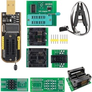 EEPROM BIOS USB Programmer CH341A + SOIC8 Clip + 1.8V Adapter + SOIC8 Adapter for 24 25 Series Flash