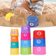 Floorr Stacking Cup Toy  Bath Colorful for 6 Month+ Baby Home Bathroom