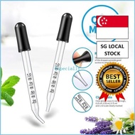 [SG FREE 🚚]1ml Eye Dropper Glass Liquid Dropper 1ml Capacity Fit for Essential Oils