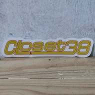 CLOSET38 Melodic Punk Stickers (Vinyl Material)