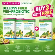 [Buy 3 Free 1]KITSUI Belloss Pre + Probiotic 15's x 12g - Halal Detox Fiber Drink | Prebiotics Probi