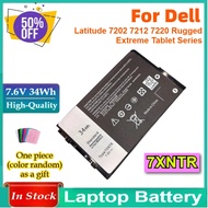 7.6V 34Wh 7XNTR J7HTX Laptop Battery for Dell Latitude 7202 7212 7220 02JT7D 2JT7D FH8RW J82G5 VW5Y4
