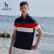 Hazzys Summer Men's Polo Shirt - Casual Stripe Clothing