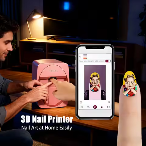 O2NAILS Mobile Nail Printing Equipment - Innovative 3D Digital Technology Suitable For Professional 