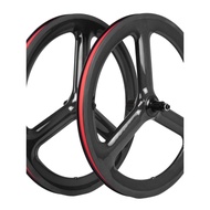 451Three Blades Carbon Fiber P8Folding Wheel Set406Bird Bike Disc Brake Quick Fold349Circle Brake16I