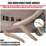Car Accessories For BMW X1 E84 Car Inner Door Panel Handle Pull Trim Cover Auto Interior Door Handles Covers 51412991777