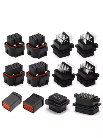 1/10/50 PCS 26/34pin AMP Waterproof Automobile Connector PCB To Board ECU Plug Domestic Needle Bende