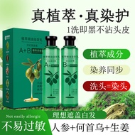 Plant Extract Essential Oil Hair Dye Cream Hair Dye Fix Color Popular Color Plant Hair Dye Cream Hai