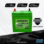 NW 38B20L NS40 NS40ZL Battery AMARON Car Battery Myvi Battery Alza Bateri Kereta Axia, Bezza, Viva, 