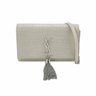 Saint Laurent Kate凱特包小號牛皮鱷魚紋YSL標誌斜挎包單肩包