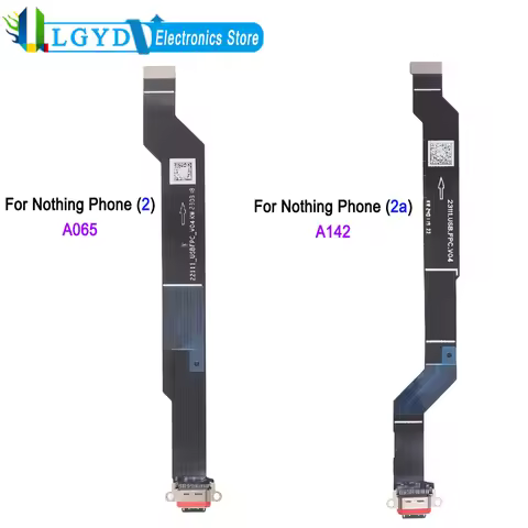 A065 Charging Port Flex Cable For Nothing Phone (2), A142 Charging Port Flex Cable For Nothing Phone