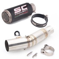 Suitable for Yamaha YZF-r6 R6 Motorcycle Modified Exhaust Pipe Middle Section+Tail Section Link Stai