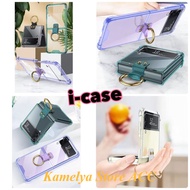 Original Samsung Z Flip 3 Case Transparan Casing Cover Z Flip 3 Clear