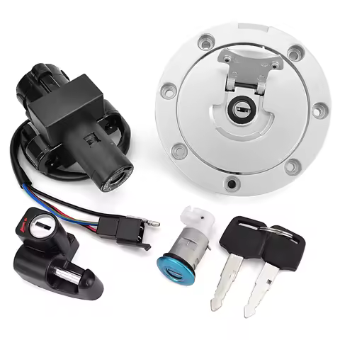 Fuel Gas Cap Ignition Switch Seat Lock with Key Kit For Honda CB400 CB400SF 1992-1998 VT250 MC20(SPA