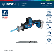 BOSCH GSA 18V-24 Professional เลื่อยชักไร้สาย 18V กำลัง 24 มม. (รหัส 06016A51L0)