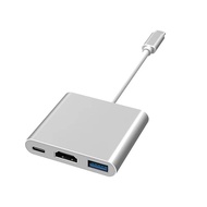 USB C to HDMI Adapter Type c OTG 3 in 1 Hub 4k HDMI & PD Fast Charging USB C To HDMI USB Hub Type Z