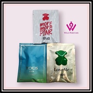 TOUS MAN CHILL / MORE MORE PINK  / LOVE ME TOUS VIAL PERFUME 1,5ML