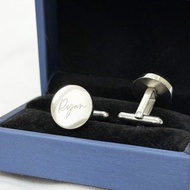 【香港製作】不鏽鋼袖口扣|姓名袖扣|兄弟禮物|客製化袖扣|袖口鈕