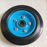 Roda Rolly 8" 6" Biru / Roda Trolly  / Roda Gerobak 8 & 6  Inch