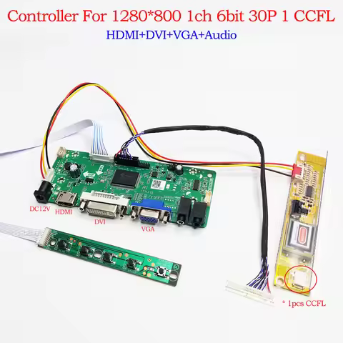 Controller board for N154I1 N154I2-L01 N154I3 N154I5 15.4" 1280X800 30P LVDS CCFL Panel screen HDMI 