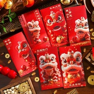Red Envelope Red Packet/  红包 利是 2026马年新款新年醒狮红包卡通个性创意生肖压岁包春节通用利是封2026 Year of the Horse New Year New 