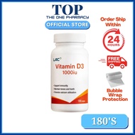 LAC Vitamin D3 1000iu -180 Softgels