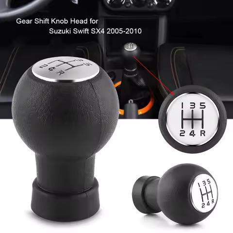 5 Speed Gear Shift Shifter Knob Stick Head for Suzuki Swift SX4 2005-2010