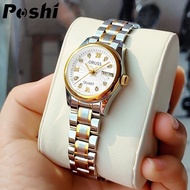 POSHI Original Women Watch Swiss automatic mechanical watch fashion trend waterproof luminous Ladies Quartz Watch jam perempuan