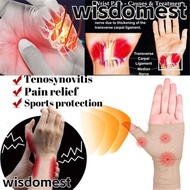 WISDOMEST Wrist Band Fatigue Tendonitis Wrist Thumb Support Gloves Relief Arthritis Wrist Guard Support
