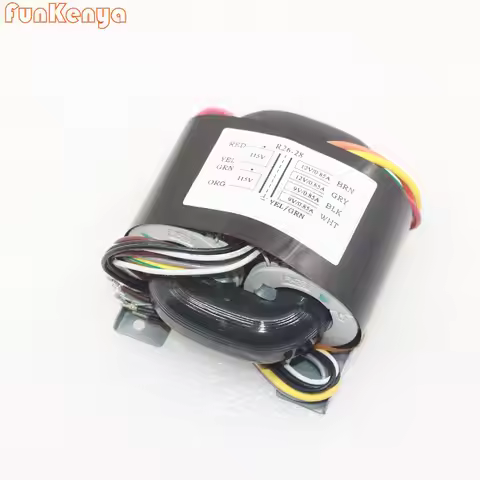 R Type Transformer 40W For Preamp Amplifier DAC Decoder Machine Dual 0-115V Dual 0-12V (0.85A) Dual 