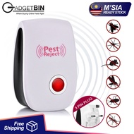 (Malaysia Plug) Electric Ultrasonic Pest Repeller Control Mosquito Repellent Traps Mice Rat Rodent A