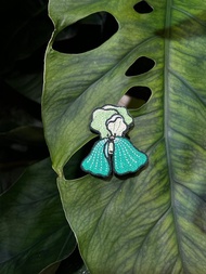 象耳鹿角蕨刺繡徽章