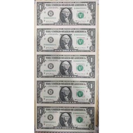 Uncut~$1 US Dollar 5 in 1 (5连体) ~Normal Number Or 美号888豹子头 888 Leopard Head 888XXXXX 无4