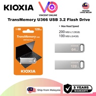 KIOXIA TransMemory U366 USB 3.2 Flash Drive (64GB_128GB) Thumbdrive