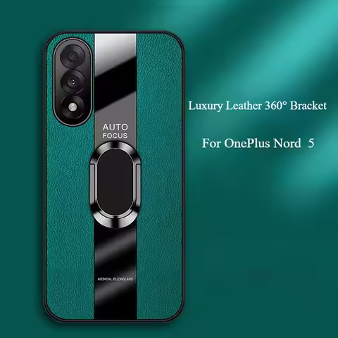 Case For OnePlus Nord 5 Ace5 Ultra Luxury Leather 360° Bracket Magnetic Back Cover For One Plus Nord
