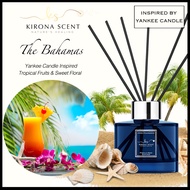The Bahamas Reed Diffuser. 110ML. Designer Candle Bahama Breeze Inspired. Strong and Lasting Fragran