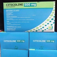CITICOLINE 500 mg / SITICOLIN / CITICOLIN / SITIKOLIN 500 mg HJ BOX ISI 10 STRIP