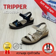 [🥇ทริปเปอร์แท้100%🔢ไซส์ 35-40👠ส้น 2 นิ้ว] TRIPPER รุ่น RC30829-86 รองเท้ารัดส้นหญิง รองเท้าส้นเตารีด