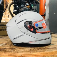 MT Helmet Atom SV Flip Up Fullfaced Helmet Matte Nardo Gray