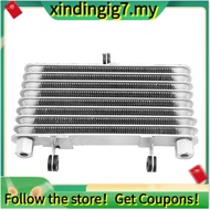 【】Aluminum Motorcycle Engine Oil Cooler 8 Row Cooling Radiator for 125CC-250CC Motorcycle Dirt Bike ATV M12