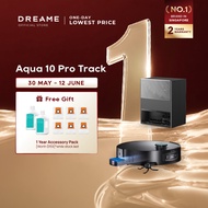 【GRAND LAUNCH】Dreame Aqua 10 Pro Track Robot Vacuum | FIRST Track-Type Roller Mop Robot | 45 Degree 